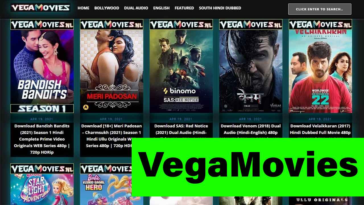 Vegamovies 2023 Latest Bollywood Tamil Telugu Hindi Dubbed HD pictures Download Webseries Vegamovies.com