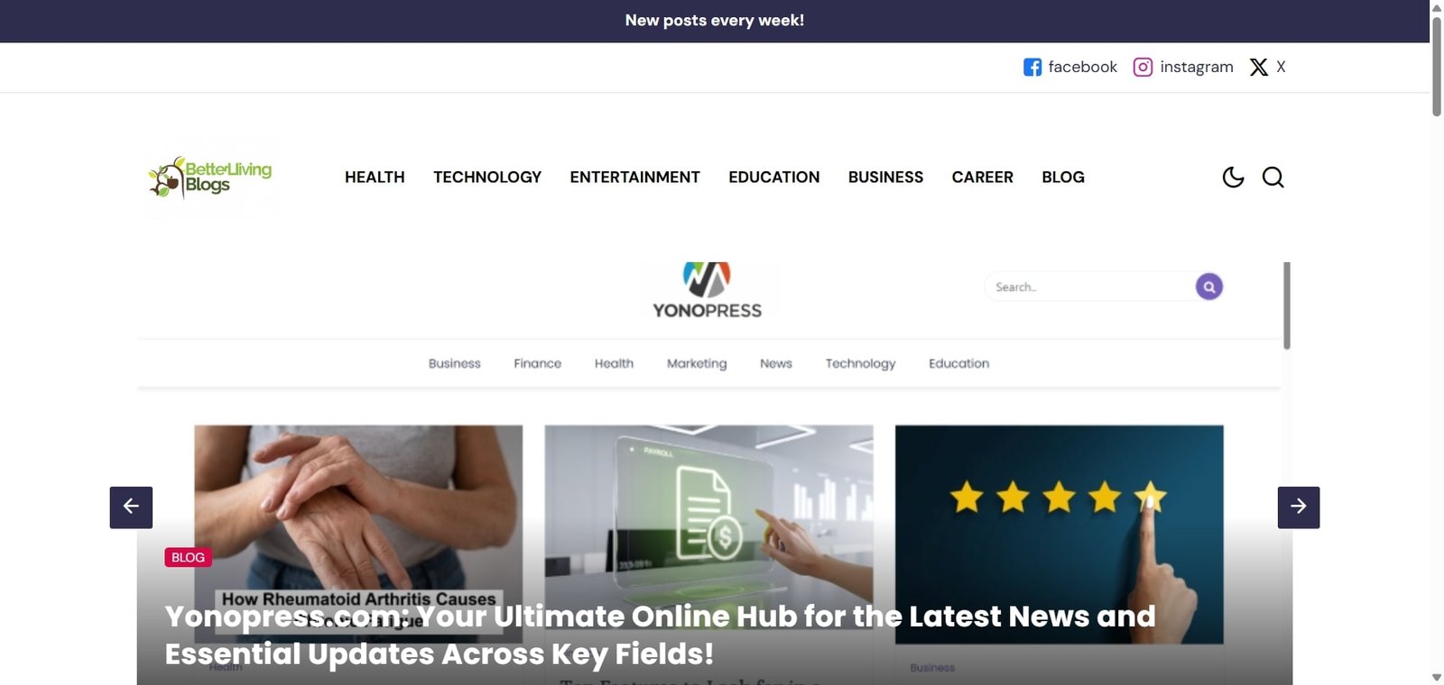 Better Living Blog: Your Ultimate Online Hub for the Latest News and Updates Across All Major Fields